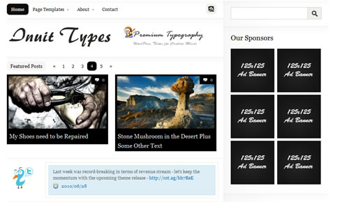 Sm WordPress Theme 34 in 100 Free High Quality WordPress Themes: 2010 Edition