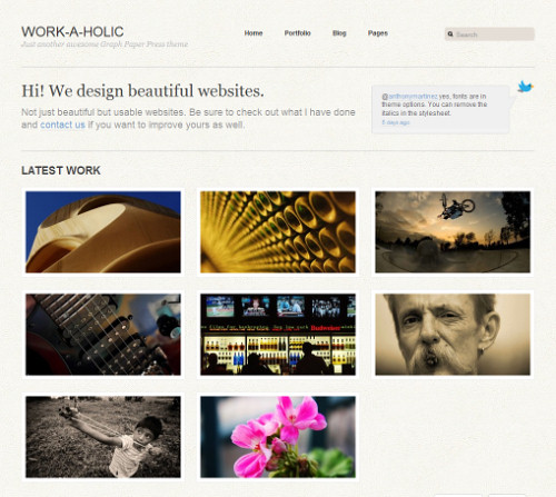 Wordpress-135 in 100 Free High Quality WordPress Themes: 2010 Edition