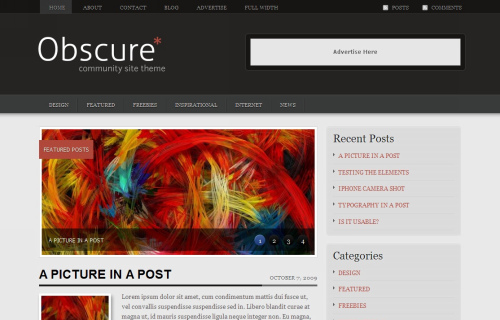 Wordpress-143 in 100 Free High Quality WordPress Themes: 2010 Edition