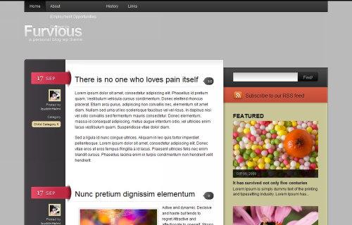 Wordpress-108 in 100 Free High Quality WordPress Themes: 2010 Edition