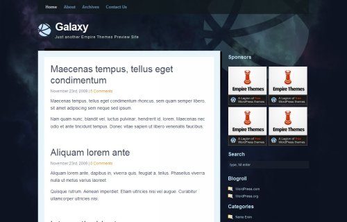 Wordpress-123 in 100 Free High Quality WordPress Themes: 2010 Edition