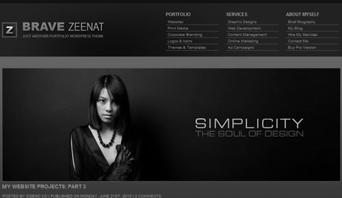 Sm WordPress Theme 67 in 100 Free High Quality WordPress Themes: 2010 Edition