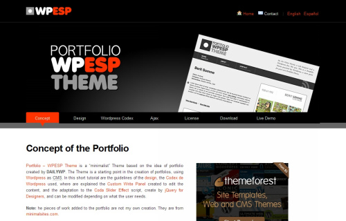 Wordpress-106 in 100 Free High Quality WordPress Themes: 2010 Edition