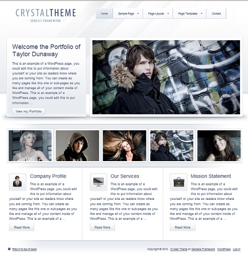 crystaltheme wordpress theme