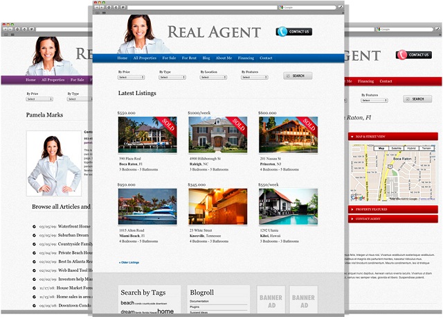 realagent real estate wordpress theme