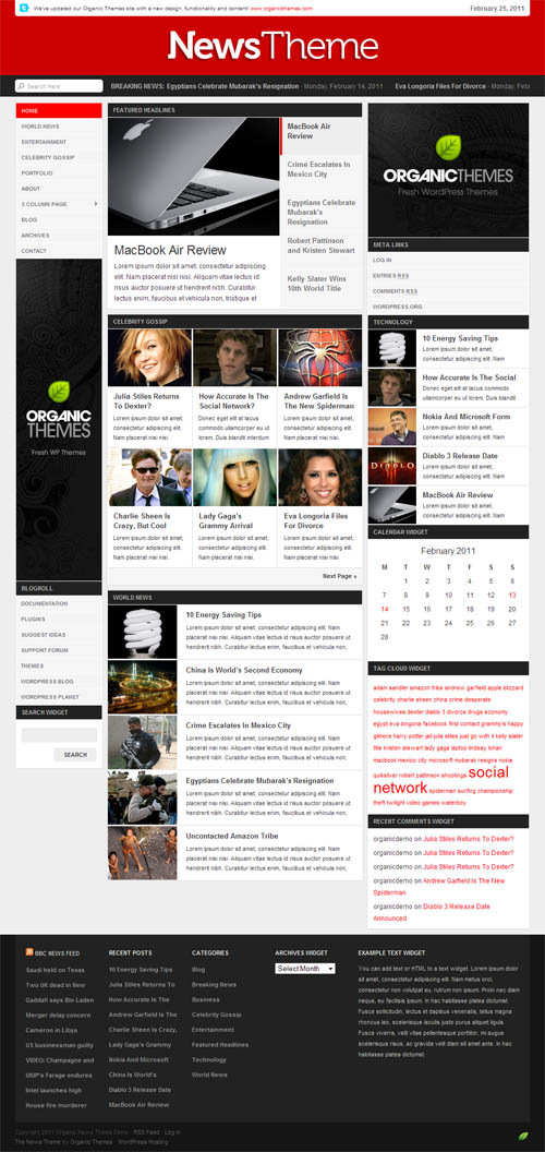 News Theme Magazine WordPress Theme