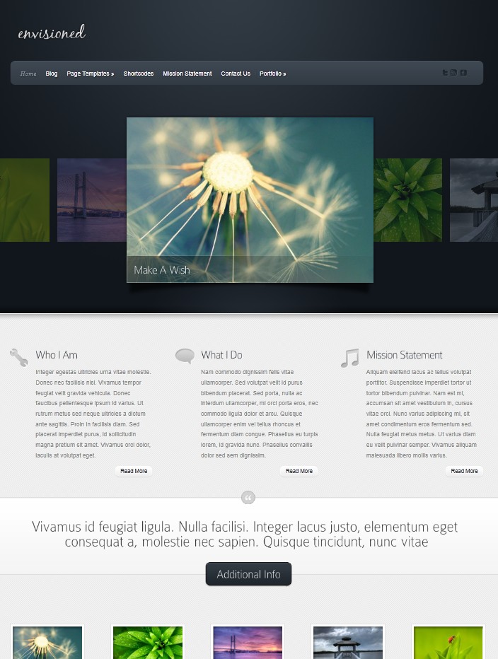 portfolio wordpress theme envisioned