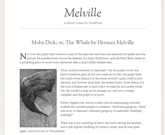 Melville WordPress Theme