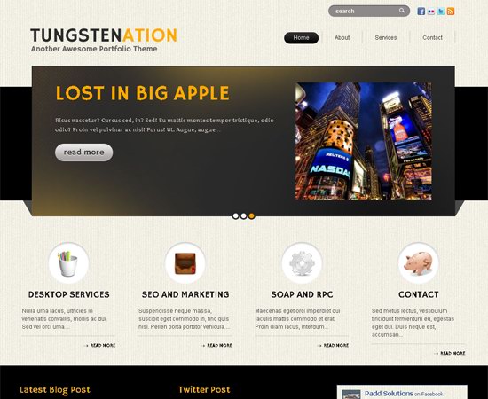 Tungstenation WordPress Theme