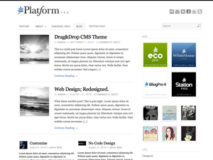 Pagelines Free WordPress Theme: Platform