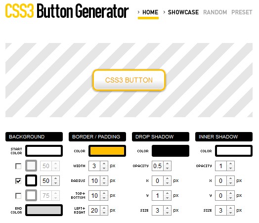 css3 button generater