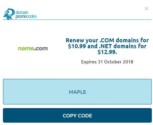 name.com promo code