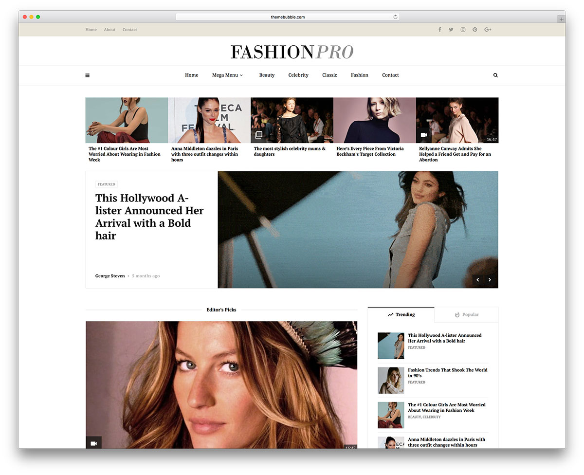 20 Best Fashion Magazine WordPress Themes 2022